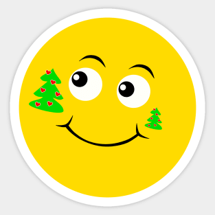 Emoticon - christmas trees Sticker